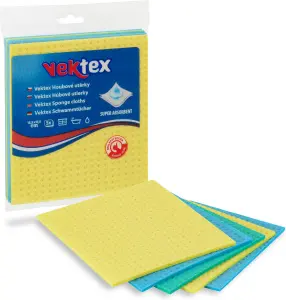 Vektex houbová utěrka 15,5 x 17,5 cm 5 kusů